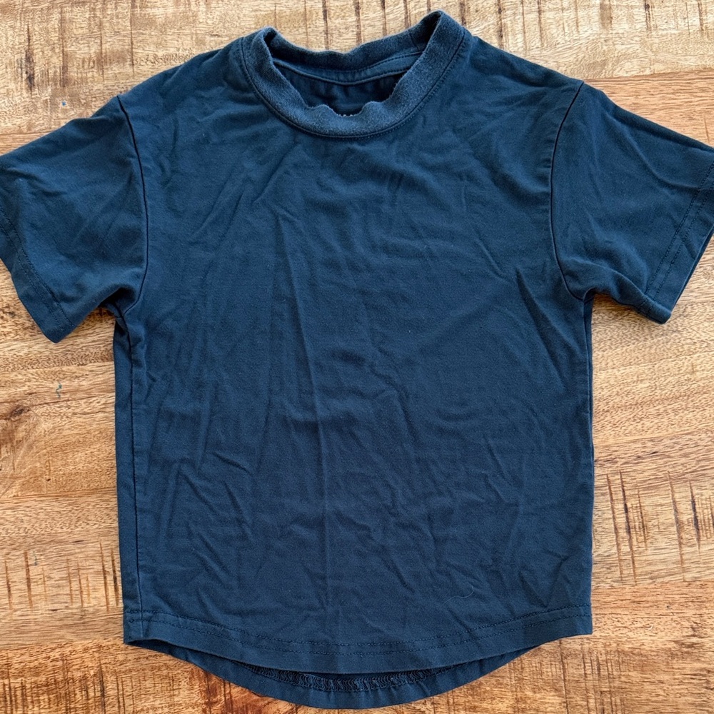 Little Bipsy Navy Blue Short-Sleeve Crewneck Tee